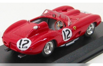 FERRARI 315s Spider N12 7th Sebring (1957) De Portago - Musso, Red