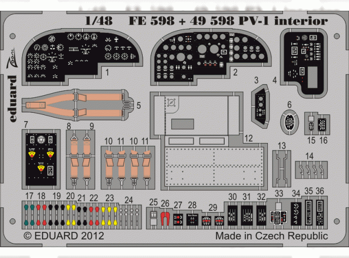 Фототравление PV-1 интерьер S. A.