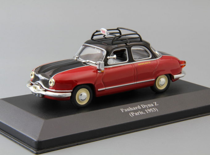 PANHARD Dyna Z (Paris, 1953), Collection Les Taxis du monde, red / black