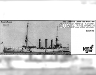 Сборная модель HMS Cumberland Броненосный крейсер 1904