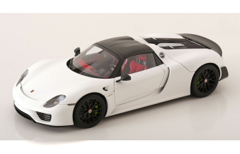 PORSCHE 918 Spyder Weissach Package (2013), white