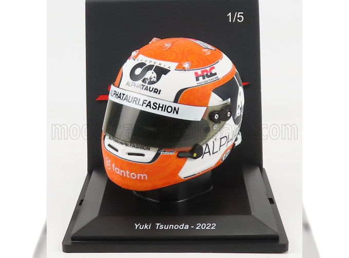 BELL HELMET F1 Casco Helmet At03 Honda Team Alpha Tauri N22 Season (2022) Yuki Tsunoda, Orange White