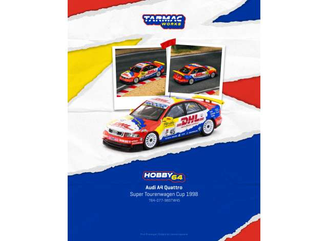Audi A4 Quattro #45 Frank Biela Super Tourenwagen Cup, red/white/blue 1998