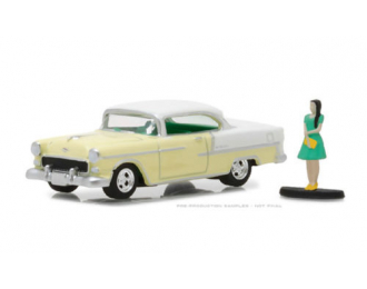 CHEVROLET Bel Air с фигуркой девушки 1955 Beige