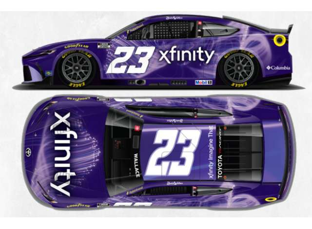 Toyota Camry XSE #23 Bubba Wallace *Xfinity*, purple 2026