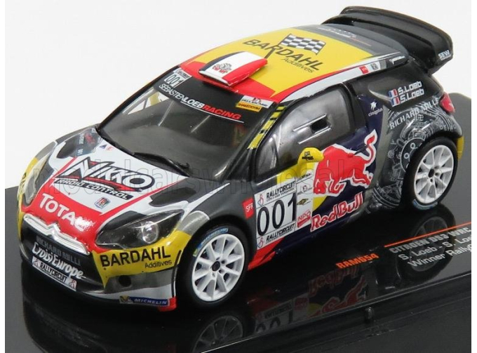 CITROEN Ds3 Wrc Red Bull N 001 Winner Rally Circuit Paul Ricard S.loeb - S.loeb (2016)