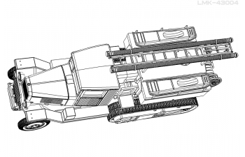 Сборная модель пожарная автоцистерна конструкции мастерских Московской пожарной охраны 1944 г.