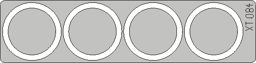 Окрасочная маска Немецкая гаубица LeFH18/40 (колеса)