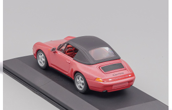 PORSCHE 911 (993) Carrera Cabriolet soft top, red metallic