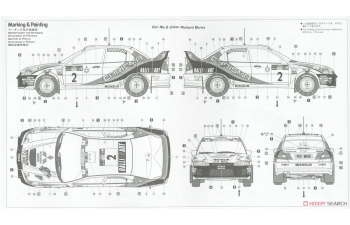 Сборная модель MITSUBISHI LANCER (CARISMA GT) Evolution IV "1997 ACROPOLIS RALLY" (Limited Edition)