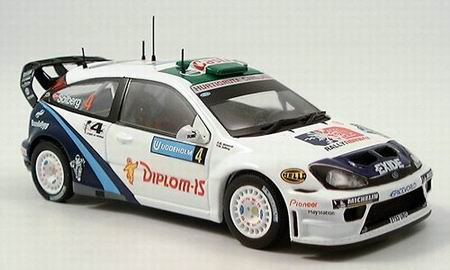 FORD Focus WRC 4 H.Solberg-Menkerud Rally Swede, белый