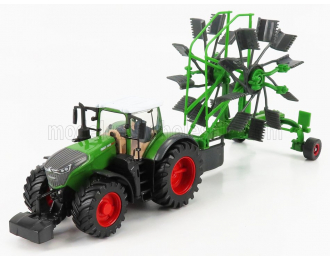 FENDT Vario 1050 Tractor With 3x Trailer (2016), Green