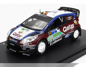 FORD Fiesta Rs Wrc N11 3rd Rally Mexico (2013) T.Neuville - N.Gilsoul, Bordeaux Blue White