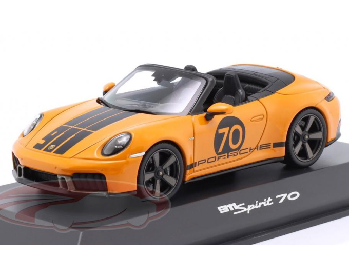 PORSCHE 911 (992.2) Cabriolet Spirit 70 (2025), orange
