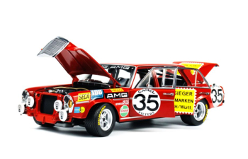 MERCEDES-BENZ 300 SEL 6.8 Team AMG 24H Spa 2nd Place Heyer, Schickentanz #35 (1971), red