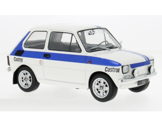 FIAT 126 (1972), white / blue