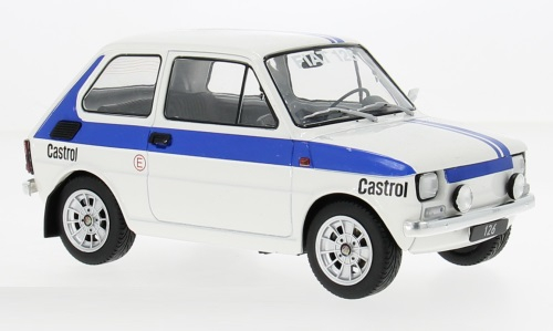 FIAT 126 (1972), white / blue