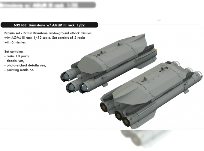 Современная британская ракета класса «воздух-земля» Brimstone с AGLM III rack