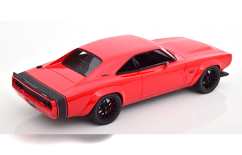 DODGE Super Charger (1968), rot/mattschwarz