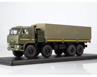 Камский грузовик 6560 бортовой (с тентом) рестайлинг, хаки