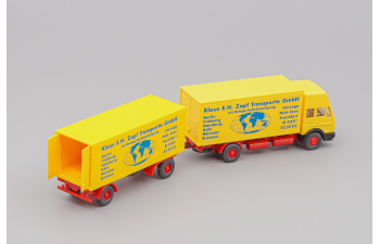 MERCEDES-BENZ NG Truck / Trailer "Klaus E. Zapf Transporte", yellow / red