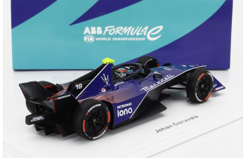 MASERATI Formula-e Tipo Folgore Team Msg Racing N18 Season (2023-2024) Jehan Daruvala, Blue Pink