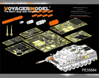 Фототравление для Leopard1A5 MBT (с металлическим стволом) (Takom)