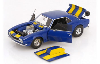 CHEVROLET Camaro Z/28 Drag Outlaws (1968), blue yellow