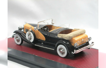 DUESENBERG SJ J-562-2592 Dual Cowl Phaeton La Grande/Union City Body Co. (открытый) 1935 Black/Beige