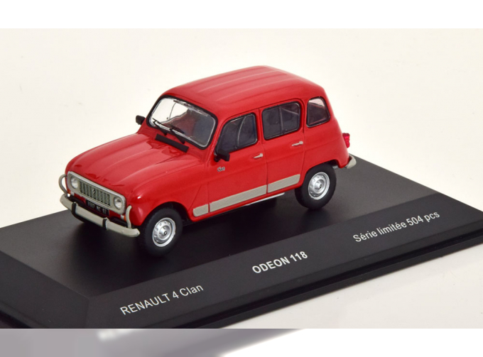 RENAULT 4 Clan, red