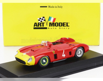 FERRARI 290mm Spider S/n0626 №4 Rouen Gp (1956) Alfonso De Portago, Red Yellow