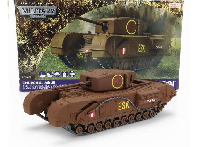 TANK Churchill Mkiii Military (1943), Military Brown