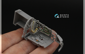 3D Декаль интерьера кабины A6M5 Zero, пр-ва Nakajima (Fine Molds)