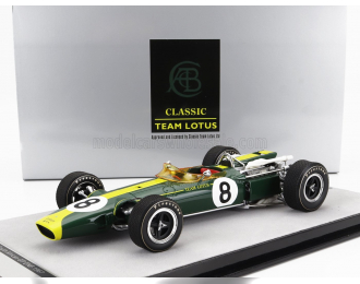 LOTUS F1 43 Team Lotus №8 African Gp (1967) Graham Hill, British Racing Green Yellow