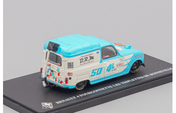 RENAULT 4 Fourgonnette "Les Triplettes De Bonneville" (2011), white / blue