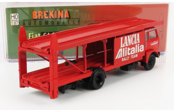 FIAT 640 Truck Car Transporter Team Lancia Rally Alitalia 1949, Red