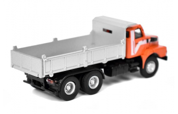VOLVO N 10 dump truck (1980), orange / silver