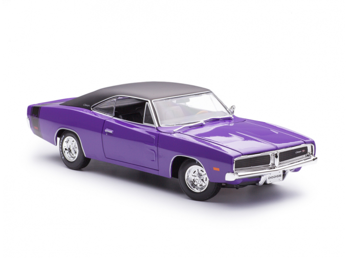 DODGE Charger R/T (1969), фиолетовый с черным