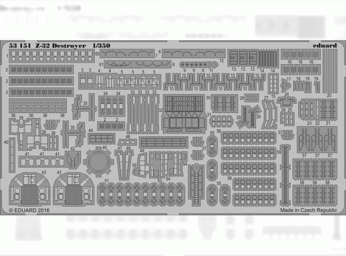 Фототравление для Z-32 destroyer