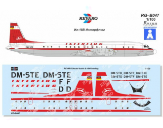 Декаль Ил-18В Интерфлюг