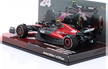 ALFA ROMEO F1 C43 Team Stake N24 Australian Gp (2023) Zhou Guanyu, Black Red