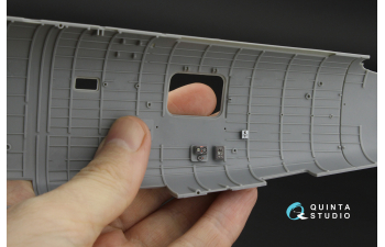 3D Декаль интерьера кабины B-24D/B-24J Liberator: носовой, центральный и задний отсеки (Hobby Boss)