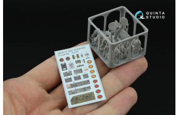 3D Декаль интерьера кабины GMC DUKW-353 (I Love Kit) (с 3D-печатными деталями)