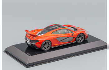 McLAREN P1 (2013) - Con Vetrina - With Showcase, Copper Met Carbon