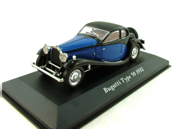 BUGATTI Type 50 Profile (1932), blue / black