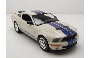 FORD Shelby Mustang GT500 Cobra (2007), white blue