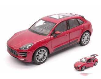 Porsche Macan Turbo 2014 красный