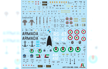 Сборная модель Самолет Aermacchi MB 339A