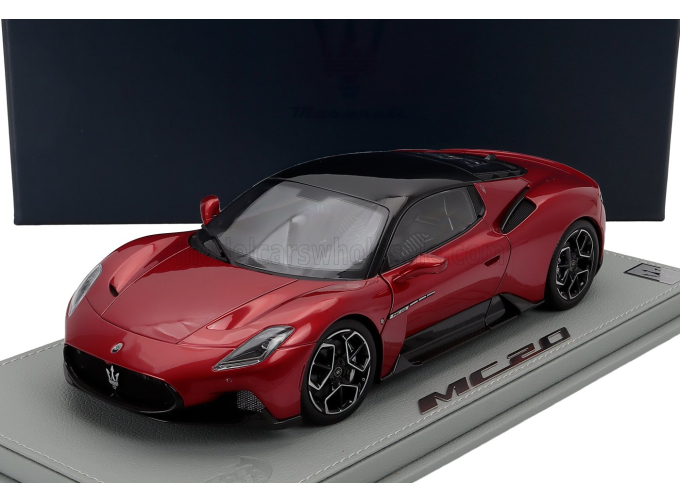 MASERATI Mc20 (2020) - Con Vetrina - With Showcase, Rosso Vincente - Red Met