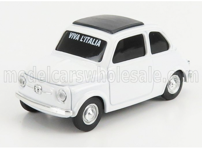 FIAT 500 1965 - Viva L'italia 150th Anniversario Italia 1861 - 2011, White